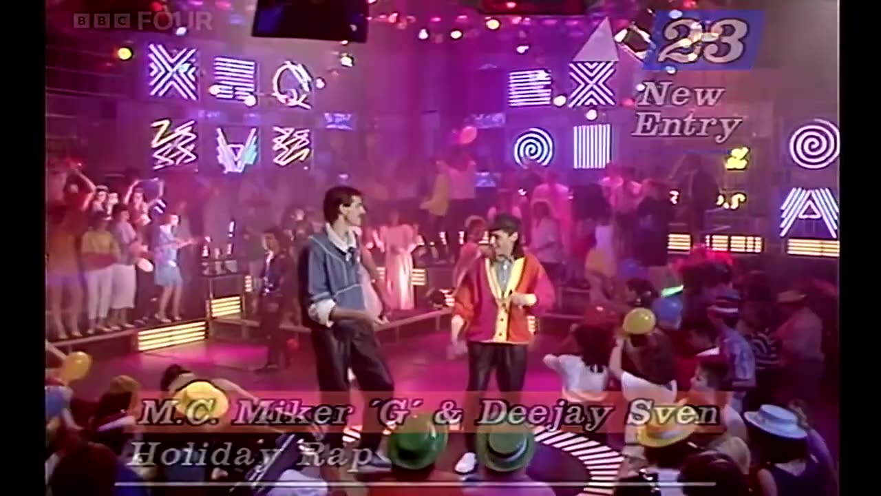 Holiday Rap MC Miker & DJ Sven 1986 HD TOTP