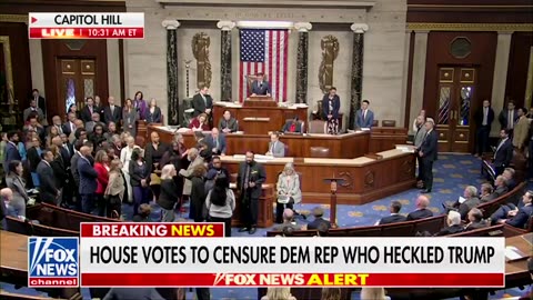 "Remove Him!" - Lunatic Rep. Al Green CENSURED After Disrupting Trump Address