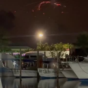 SpaceX Starship 8 blow up. Seen from Turks and Caicos.
