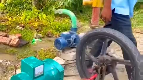 Watch how to make water pump at home easily