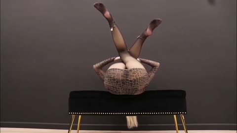 Erotic yoga gymnastics stretching plastic8