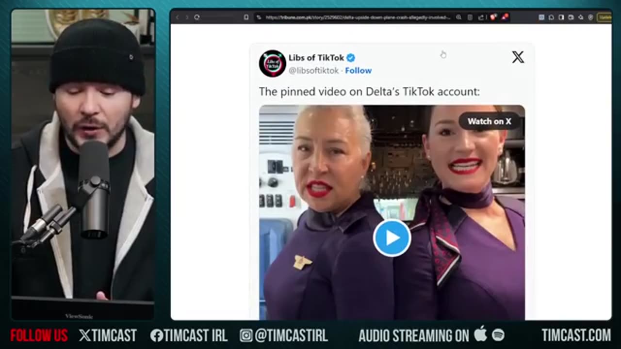 CRINGE Delta Videos Of ALL FEMALE DEI Pilots Goes Viral, Democrats Claim Its TRUMP Fault Despite DEI