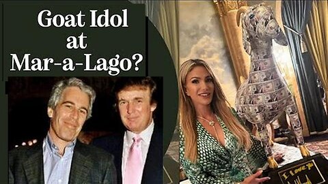 Antichrist 45: Pedophile Satanist Trumps Goat Idol at Mar-a-Lago Update!