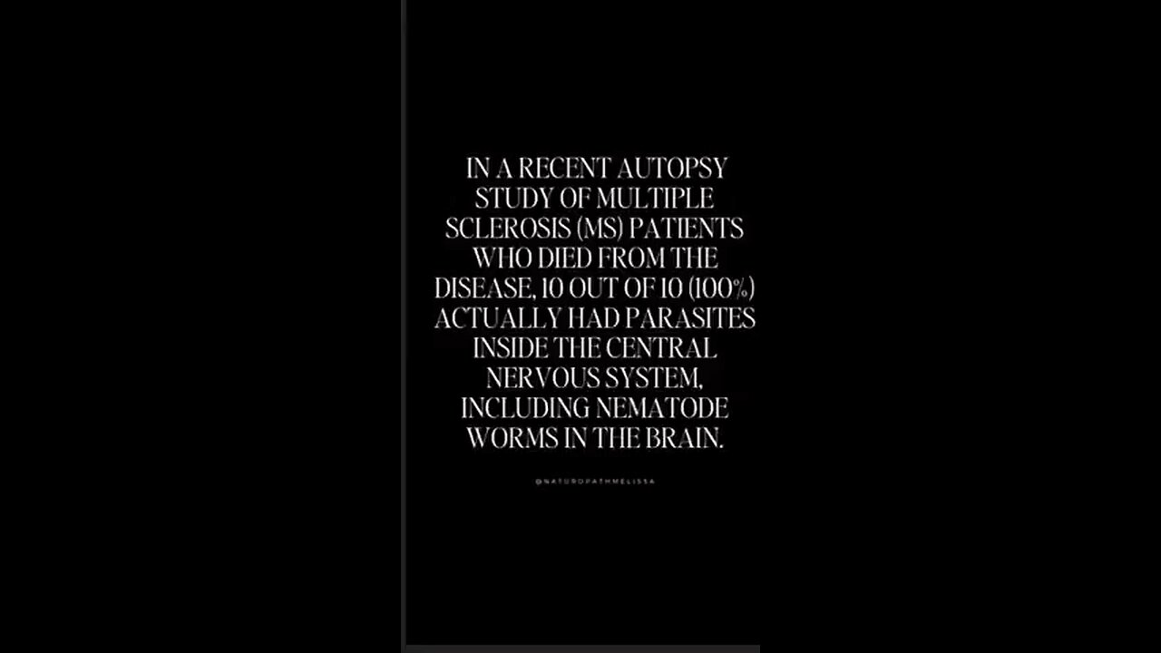 Dr. Lee Merrit MSM Is Parasites In Brain & Spinal Cord