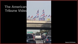 WATCH: Tons of Trump Flags Spotted in LA after Newsom’s Fire Disaster