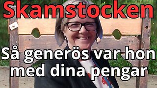 Skamstocken - Carin Jämtin använde dina pengar för politisk aktivism