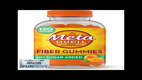 Metamucil Fiber Gummies for Adults No Sugar Added Orange Flavor 5g Prebiotic Review