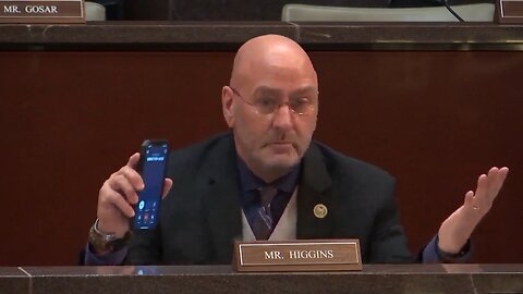 Rep. Clay Higgins called the social security line during the hearing today.