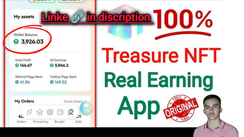 Tresure NFTs working & earning platform for invester|| anyone interested then contact|| 