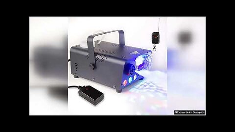 500W LED RGB Wireless Remote Control Fog Machine DJ Disco Smoke Machine Review