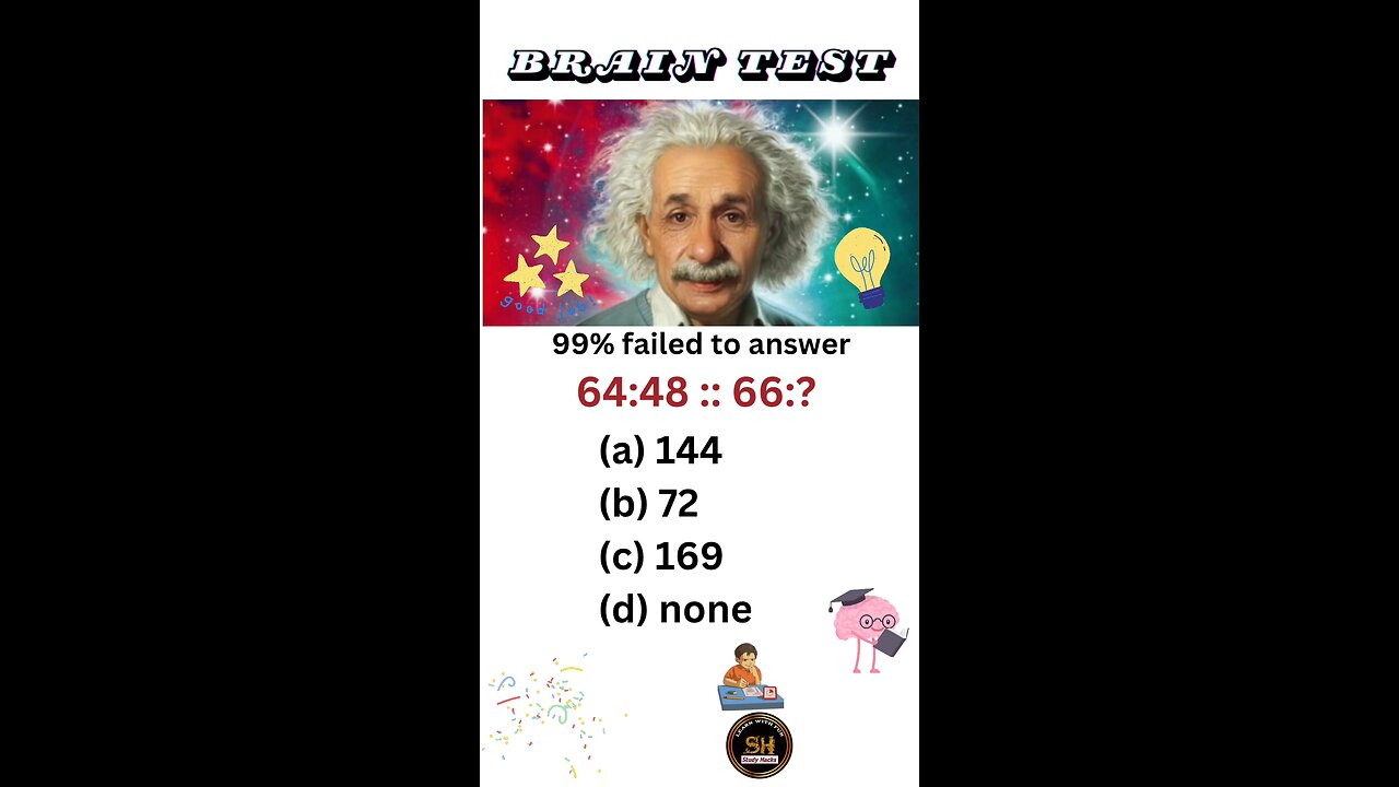 Maths Puzzles Mania। Do you know answer of this iq 48 #studyhacks123 #iqtest #maths #braintest