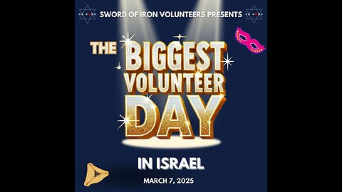 The Biggest Volunteer Day in Israel 7th of March 2025