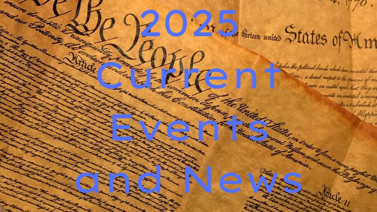 Current Events 1/27/25
