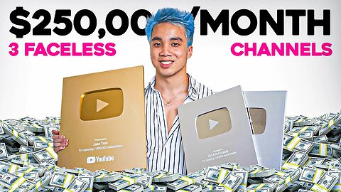 How I Earn $250,000/Month with 3 Faceless YouTube Channels"