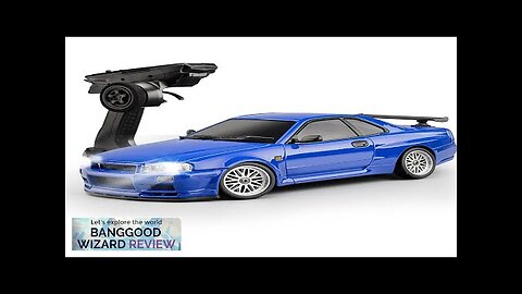 LDRC 1899/A99 RTR 1/18 2.4G RWD RC Car Drift GTR R34 Optional Review