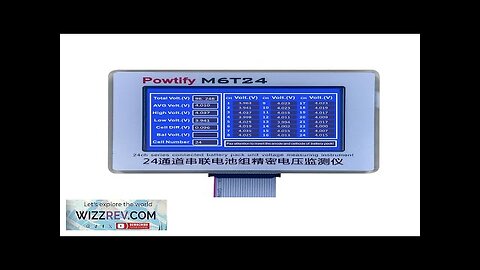 SUNKKO M6T24 Battery Pack Precision Voltage Monitor 24 Channels 5V Range 5.0-Inch Review