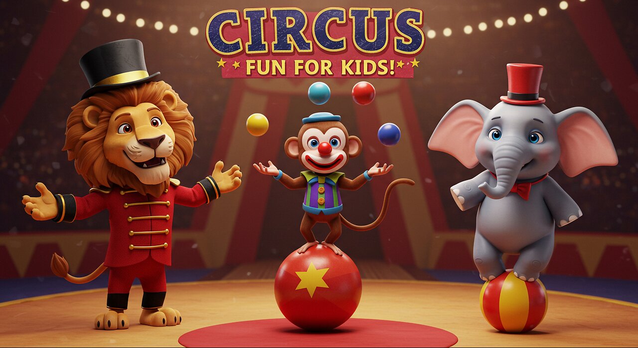 Circus Adventure: Original Song & Fun Animal Show for Kids!