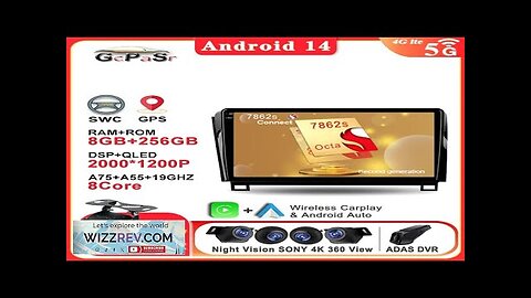 Android 14 For Toyota Tundra XK50 2007 2013 Sequoia XK60 2008 Review