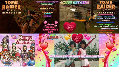 Tomb Raider IV,V,and VI HD Remastered Collection (Nintendo Switch and PS4) Available Now Launch Trailer [Happy Valentines Day Lara Croft!]