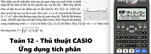 Thủ thuật CASIO: Một phần của bề mặt phía trên của các gợn sóng của nước biển có