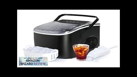 Simple Deluxe Countertop Ice Maker Machine 6 Mins 9 Bullet Ice 26lbs Review