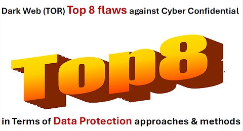 Dark Web (TOR) Top 8 flaws against US