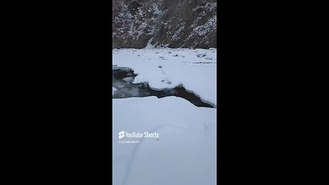 Having fun #Subscribe #Alaska #Outdoors #Nature #Creek #Winter #Hiking #Camping #Frozen #iPhone