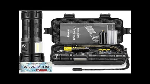 PHIXTON Flashlights Rechargeable LED High Lumens Powerful 900000 Lumen Flashlight High Review