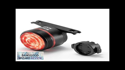 ROCKBROS BL-S2 Smart Brake Sensing Bike Taillight 400mAh Battery Touch Control Light Review