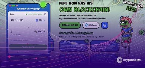 2024’s Biggest Meme Coin ICO, Pepe Unchained, Teases Pump Pad Update