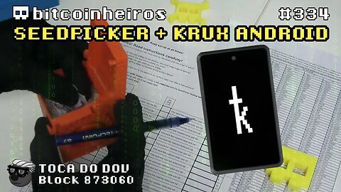 KRUX no celular Android para o Protocolo Seedpicker 
