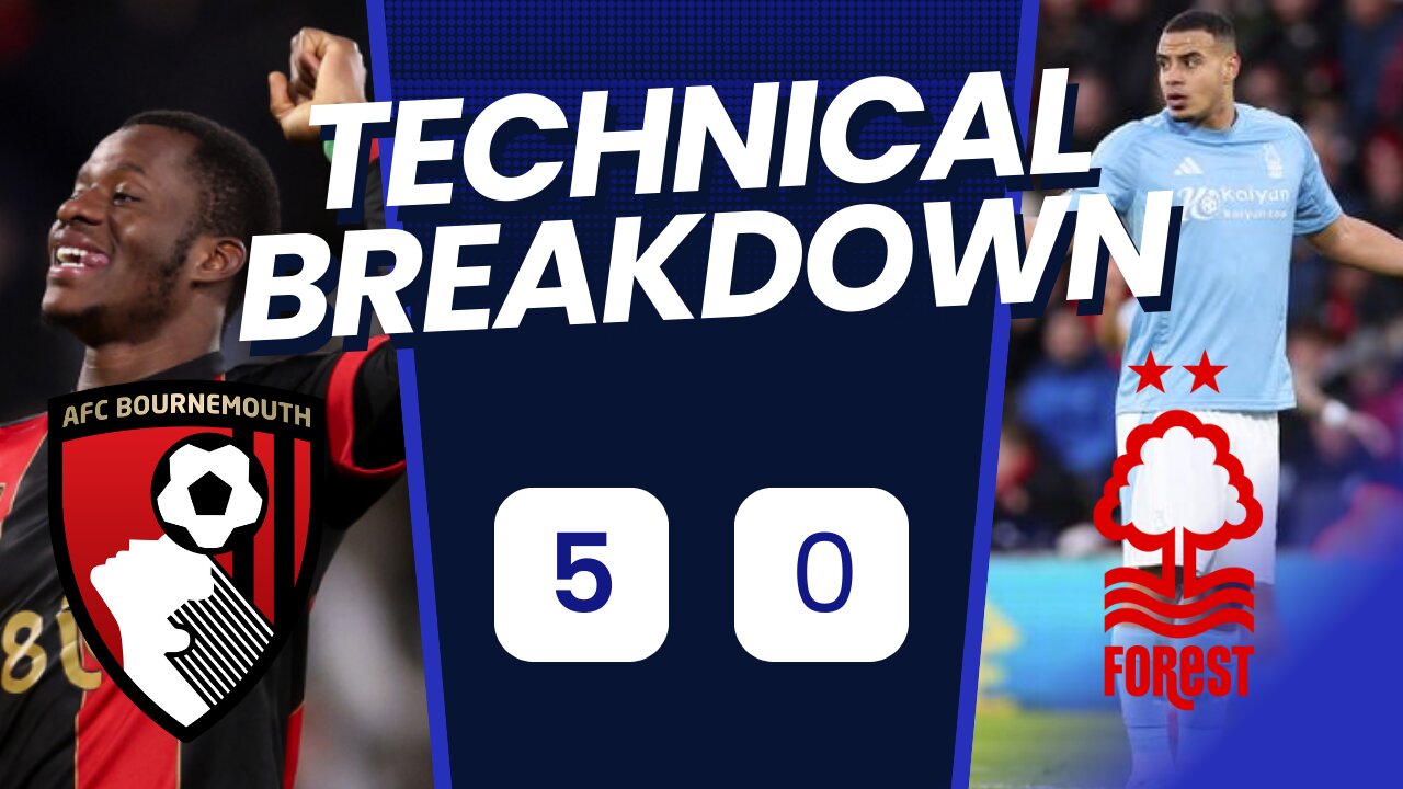 Bournemouth Thrashes Nottingham Forest 5-0 | Ouattara Hat-Trick | Premier League