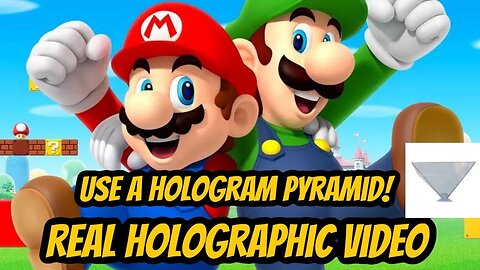 Super Mario Bros Real Hologram Video!