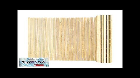 VEVOR Natural Bamboo Slat Screening Privacy Bamboo Slat Fence 6 ft H Review