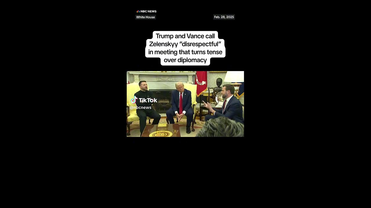 Trump & Vance vs. Zelensky