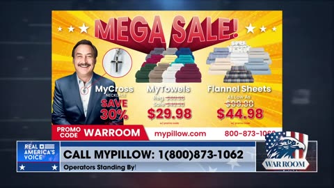 Mike Lindell Announces MyPillow MEGA Sale | Promo Code WARROOM