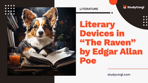 Literary Devices in "The Raven" by Edgar Allan Poe - Essay Example