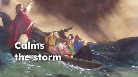 Jesus Stills The Storm