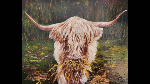 Highland Coo 'Dapper Ragnar'