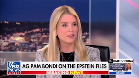 AG Pam Bondi says a “Truck-load” of Epstein Documents were dropped off on Friday at the Deadline