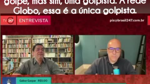 Os 100 anos da Globo foram 100 anos dando o golpe no Brasil e, quem diz é a esquerda. Manipulando e dando golpe.