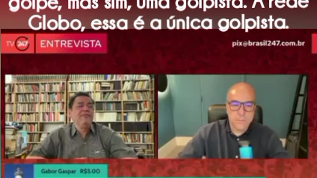 Os 100 anos da Globo foram 100 anos dando o golpe no Brasil e, quem diz é a esquerda. Manipulando e dando golpe.