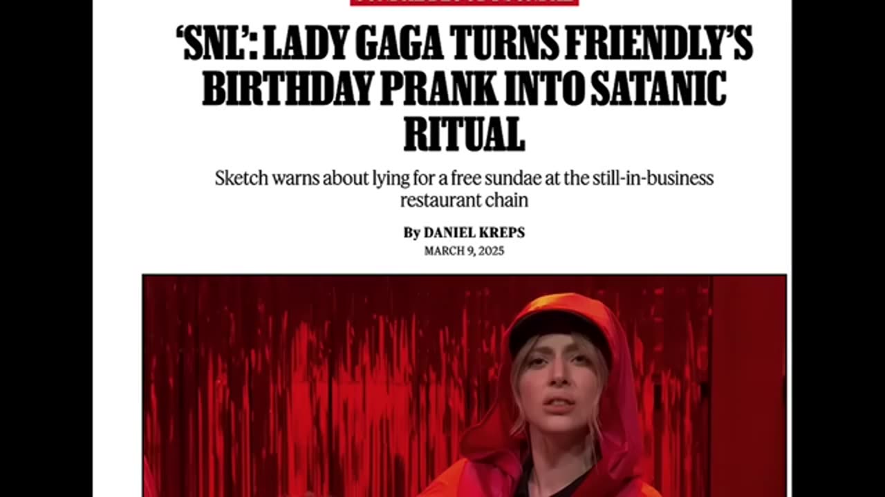 SATURDAY NIGHT LIVE & LADY GAGA KICK START ANOTHER SATANIC PANIC IN 2025!