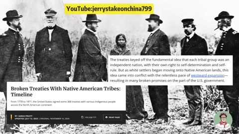 US violated all 368 treaties with Native Americans