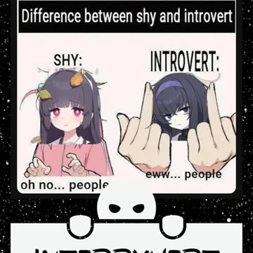 Shy vs introvert