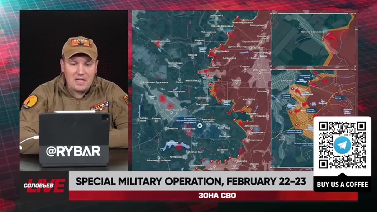 ►🚨▶⚡️🇺🇦⚔️🇷🇺 Rybar Review of the Special Military Operation on Feb.22-23 2025