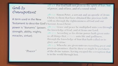 Pastor Rick, The attributes of God Part 6