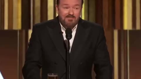 Ricky Gervais Roasts Hollywood