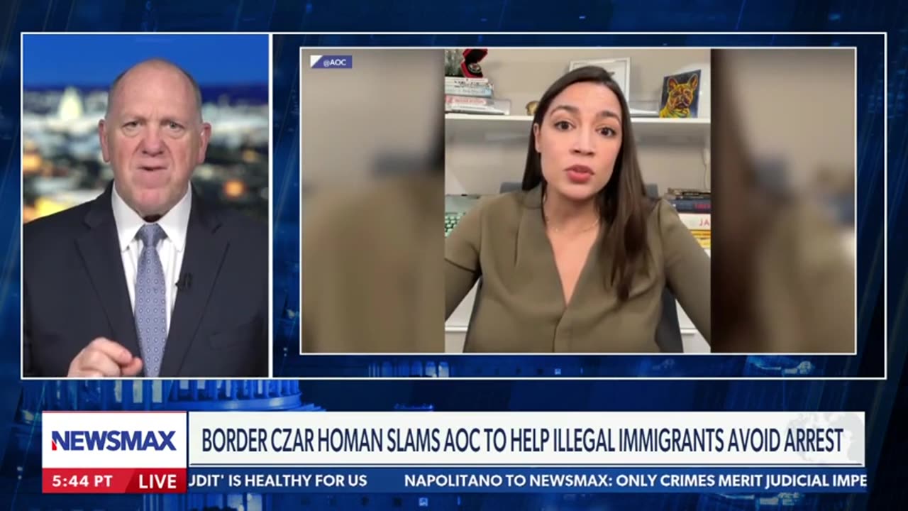 Trump border czar responds to 'dumbest' Dem AOC, liberal politicians 'impeding' ICE operations