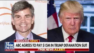 ABC News and George Stephanopoulos have agreed to pay a $15 million